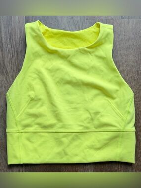 LULULEMON | Everlux High Neck Crop Tank | Athletic | Workout